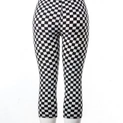 Just Cozy Grey Chess - Capris 9 Just Cozy Grey Chess - Capris