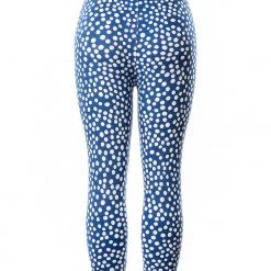 Just Cozy Blue Dotted - Capris