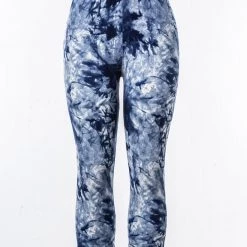 Just Cozy Blue Splash - Capris