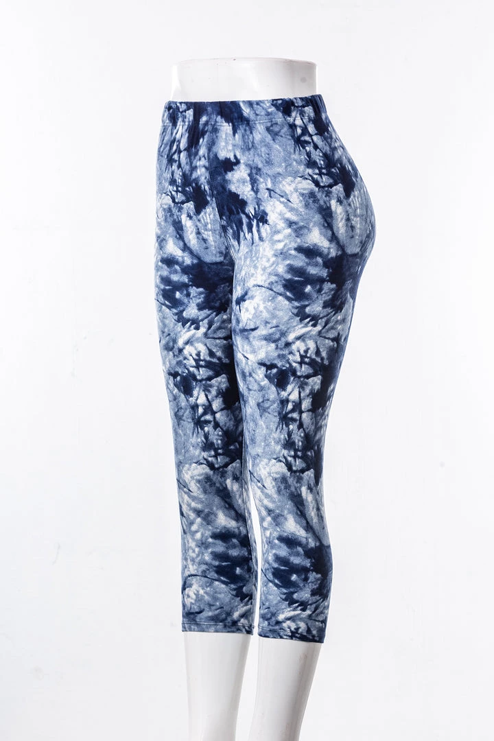 Just Cozy Blue Splash - Capris 4 Just Cozy Blue Splash - Capris