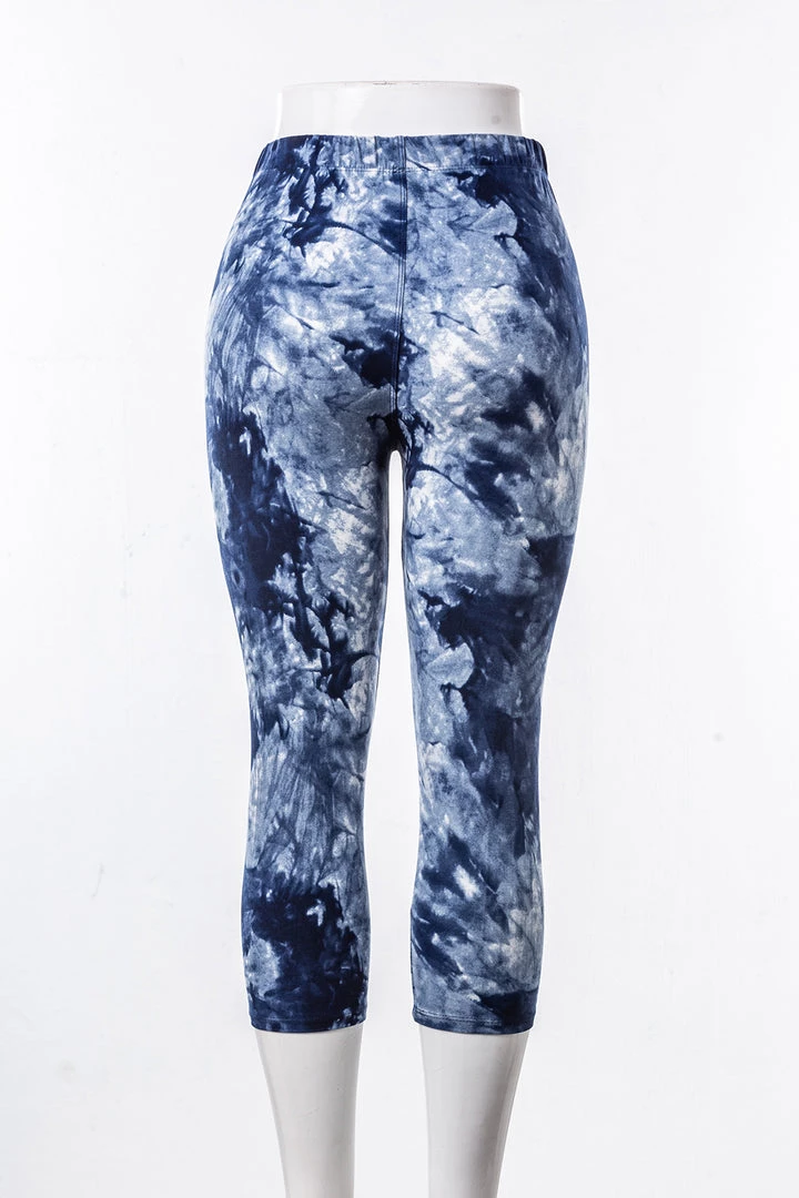 Just Cozy Blue Splash - Capris 6 Just Cozy Blue Splash - Capris