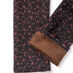 Just Cozy Tiny Red Flowers - Cozy Lined