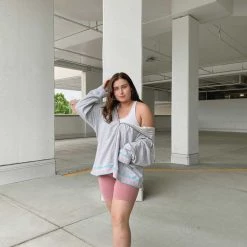 Just Cozy Biker Shorts Pink Shorts