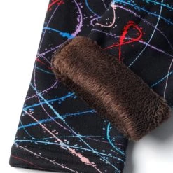 Just Cozy Fur-Lined Scribbles - Cozy Lined