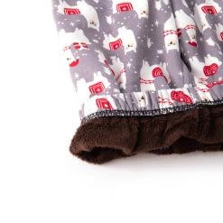 Just Cozy Kid's Fur-Lined Christmas Llama Kid's - Cozy Lined