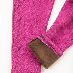 Just Cozy Kid's Fur-Lined Pink Feather Kid's - Cozy Lined