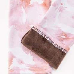 Just Cozy Coral Watercolor - Cozy Lined Fur-Lined