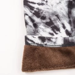 Just Cozy Black Tie Dye - Cozy Lined Fur-Lined