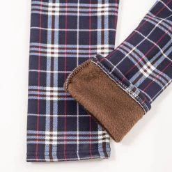 Just Cozy Fur-Lined Blue Plaid - Cozy Lined