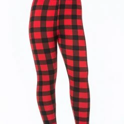 Just Cozy Red Plaid Kid's - Cozy Lined Kid's Fur-Lined