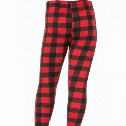 Just Cozy Red Plaid Kid's - Cozy Lined Kid's Fur-Lined