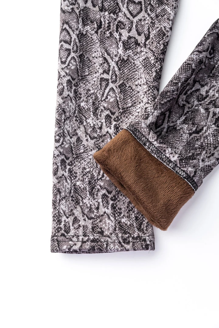 Just Cozy Dark Snake - Cozy Lined 7 Just Cozy Dark Snake - Cozy Lined