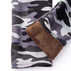 Just Cozy Dark Grey Camo - Cozy Lined
