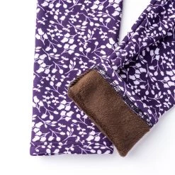 Just Cozy Purple Vines - Cozy Lined