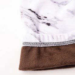 Just Cozy Fur-Lined White Marble - Cozy Lined