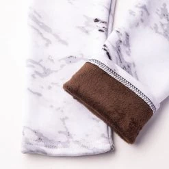 Just Cozy Fur-Lined White Marble - Cozy Lined