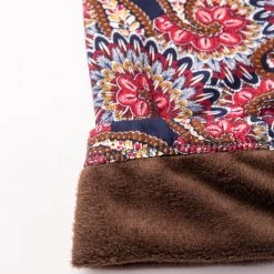 Just Cozy Royal Paisley - Cozy Lined Fur-Lined