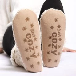 Just Cozy Beige - Cozy Slipper Socks