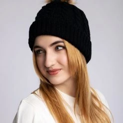 Just Cozy Black - Cozy Lined Hat
