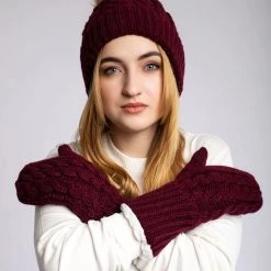 Cerise Just Cozy Set Knit Sets