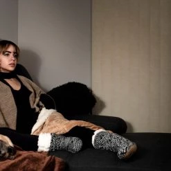 Just Cozy Blankets Dark Brown - Sherpa Blanket