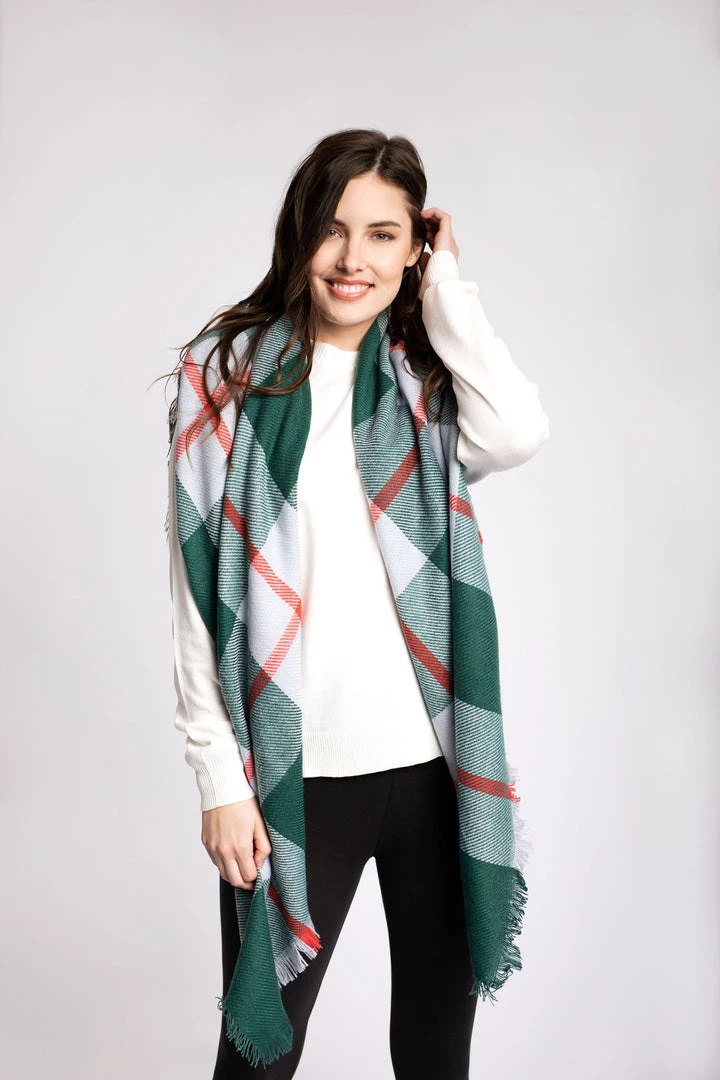 Just Cozy Evergreen - Blanket Scarf 3 Just Cozy Evergreen - Blanket Scarf