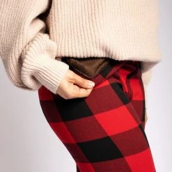 Just Cozy Fire Plaid - Cozy Lined 20 Just Cozy Fire Plaid - Cozy Lined