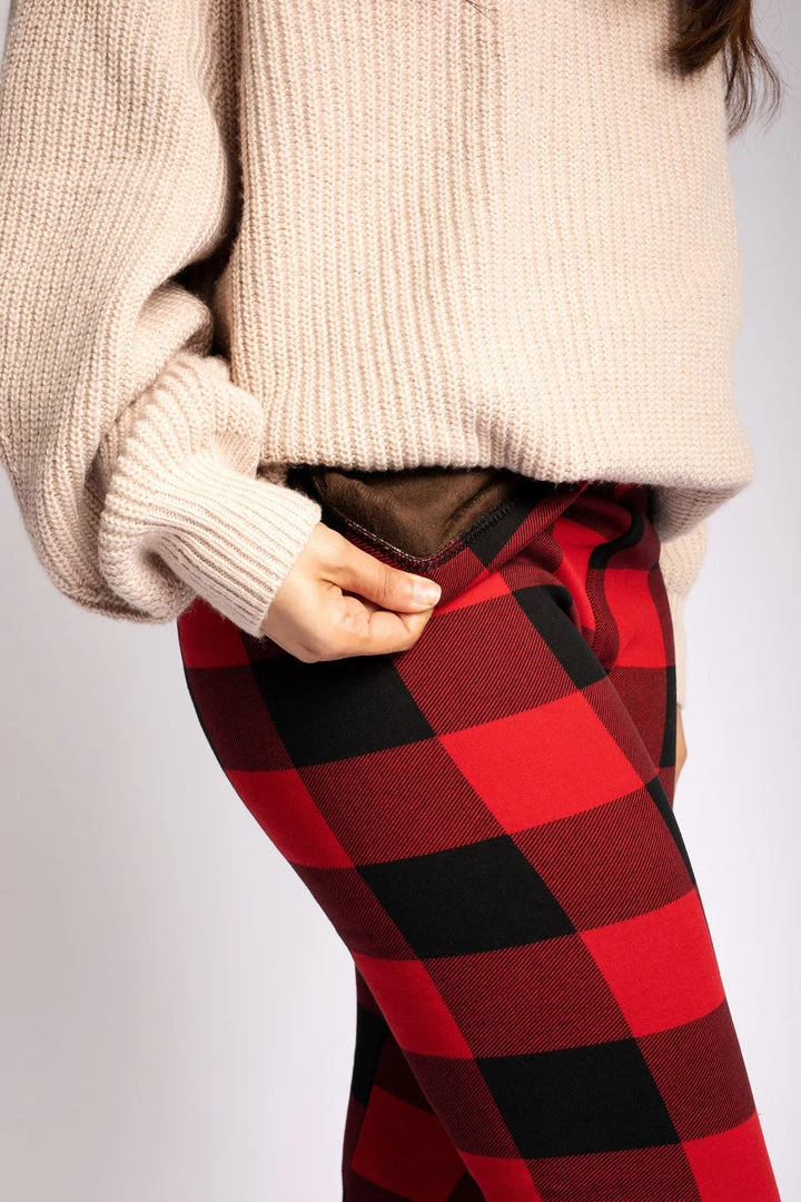 Just Cozy Fire Plaid - Cozy Lined 8 Just Cozy Fire Plaid - Cozy Lined