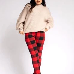 Just Cozy Fire Plaid - Cozy Lined 18 Just Cozy Fire Plaid - Cozy Lined