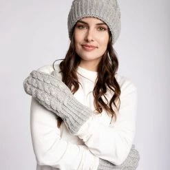 Just Cozy Knitted Hats Grey - Cozy Lined Hat