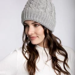 Just Cozy Knitted Hats Grey - Cozy Lined Hat