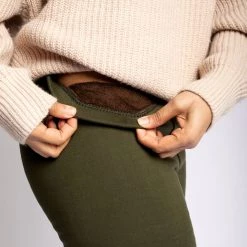 Just Cozy Fur-Lined Dark Green - Cozy Lined