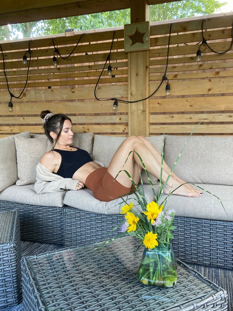 Just Cozy Biker Shorts Caramel Shorts 10 Just Cozy Biker Shorts Caramel Shorts