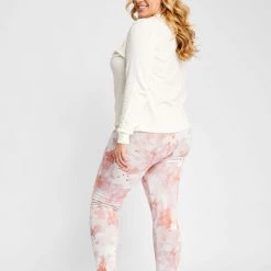 Just Cozy Coral Watercolor - Cozy Lined Fur-Lined