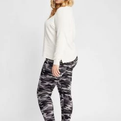 Just Cozy Dark Grey Camo - Cozy Lined