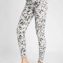 Just Cozy White And Black Splatter - All Season