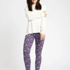 Just Cozy Purple Vines - Cozy Lined