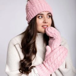 Just Cozy Pink - Cozy Lined Mittens