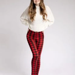 Just Cozy Red Plaid - Cozy Lined