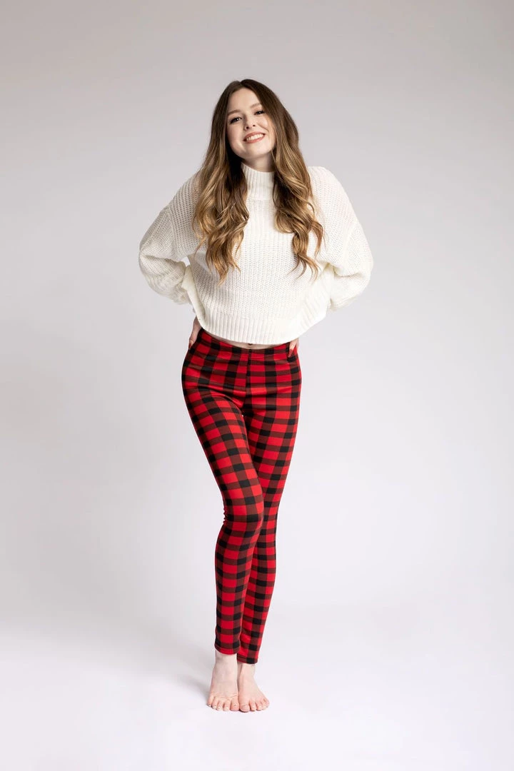 Just Cozy Red Plaid - Cozy Lined 4 Just Cozy Red Plaid - Cozy Lined
