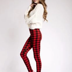 Just Cozy Red Plaid - Cozy Lined 13 Just Cozy Red Plaid - Cozy Lined
