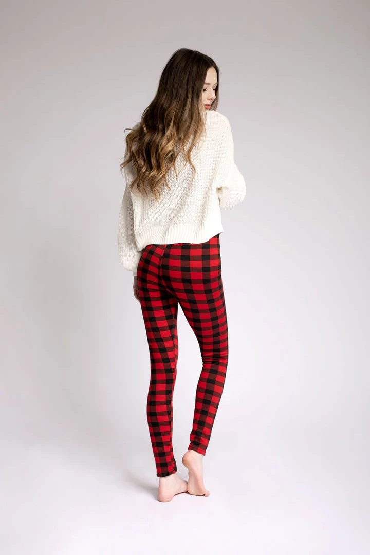 Just Cozy Red Plaid - Cozy Lined 5 Just Cozy Red Plaid - Cozy Lined