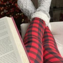 Just Cozy Red Plaid - Cozy Lined 17 Just Cozy Red Plaid - Cozy Lined