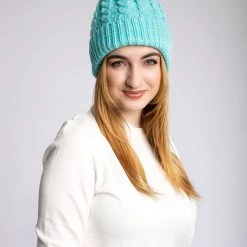 Just Cozy Cyan - Cozy Lined Hat Knitted Hats