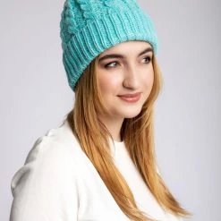 Just Cozy Cyan - Cozy Lined Hat Knitted Hats