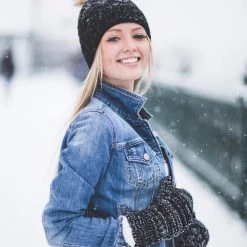 Just Cozy Black - Cozy Lined Hat