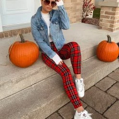 Just Cozy Fire Plaid - Cozy Lined 27 Just Cozy Fire Plaid - Cozy Lined