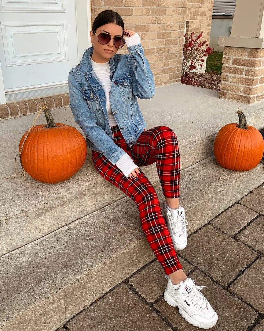 Just Cozy Fire Plaid - Cozy Lined 15 Just Cozy Fire Plaid - Cozy Lined