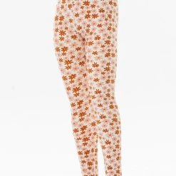 Just Cozy Kid's All Season Orange Flowers Kid's - All Season