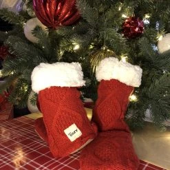 Just Cozy Red - Cozy Slipper Socks
